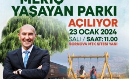 İzmir Büyükşehir Belediyesi Başkanı Tunç Soyer, Bornova’da Meriç Yaşayan Parkı’nın açılışını yapacak