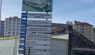 Yozgat’ta yapımı yarım kalan Bozok Stadı için yeni ihale yapılmadı