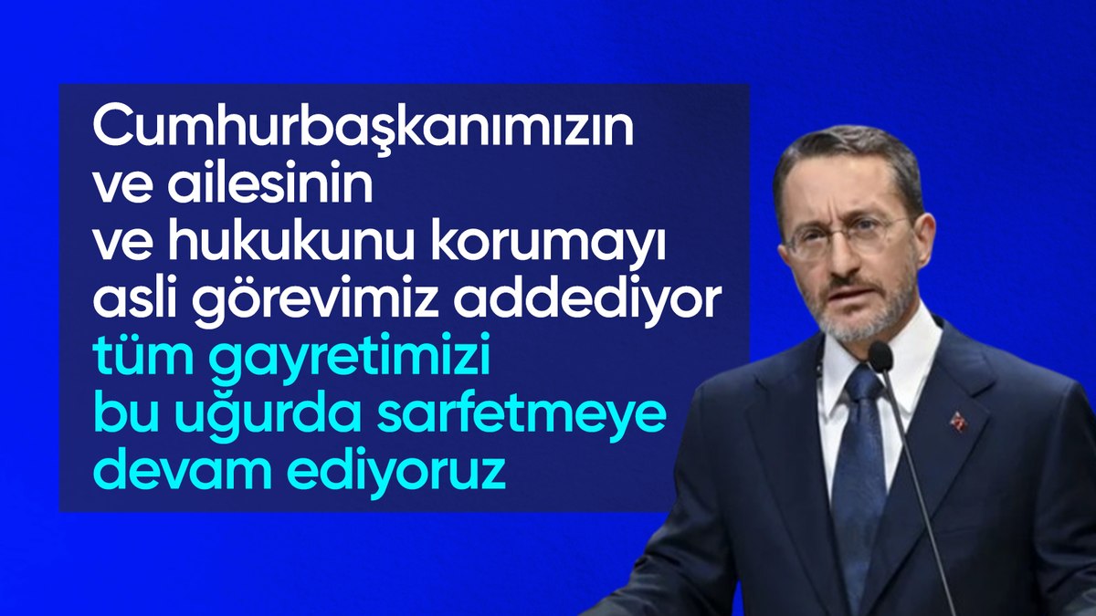 Fahrettin Altun: Fitne ateşinin yakılmaya çalışıldığını görüyoruz