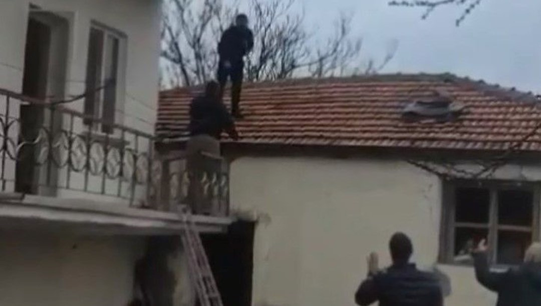 Polis çatıda kıstırdı, şüpheli direndi!  “10 sene yattım, bir daha yatamam”